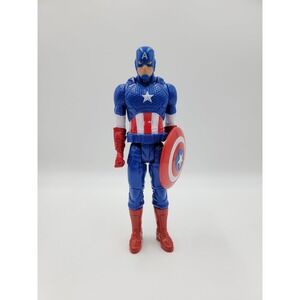 Captain America 11" Tall Hasbro‎ Marvel 2014 Avengers Shield Included #005